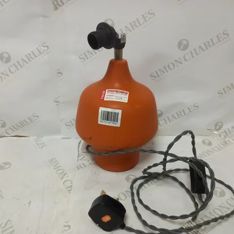 JOHN LEWIS SHALLOT VERMILLION TABLE LIGHT