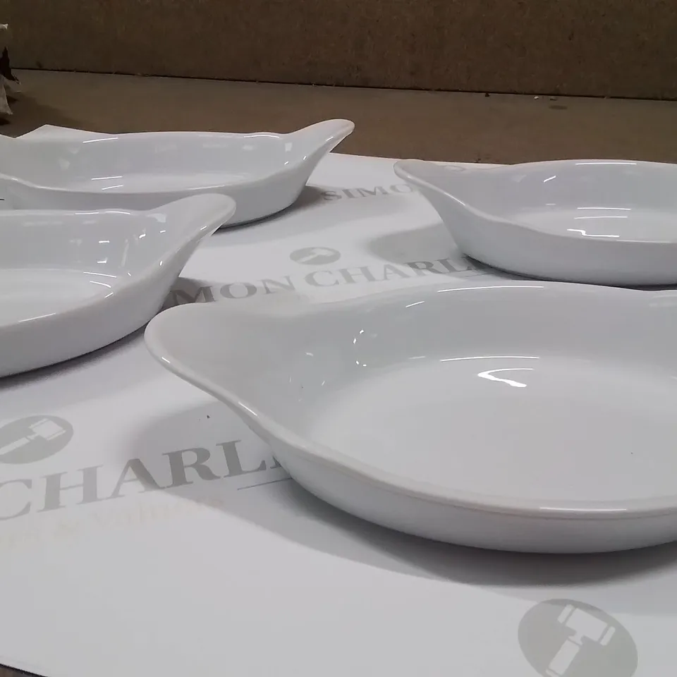 BOX OF 4 PORCELAIN DISHES 