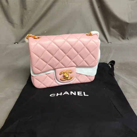 SMALL PINK CHANEL SHOULDER BAG 