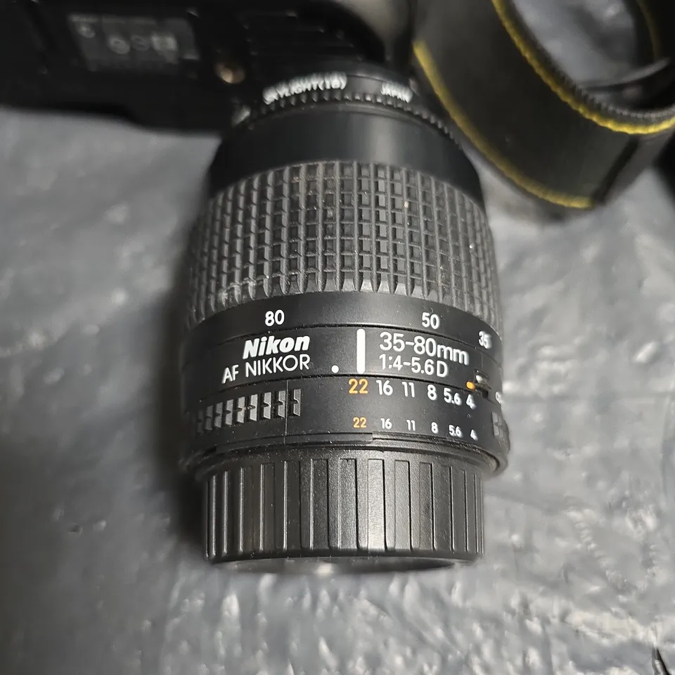 NIKON D5000 DIGITAL SLR WITH 35-80MM AF NIKKOR LENS, CHARGER AND STRAP - COLLECTION ONLY