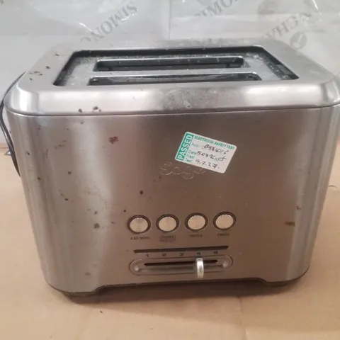 SAGE BTA720 THE BIT MORE 2 SLICE TOASTER - STAINLESS STEEL