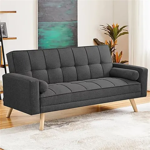 BOXED YAHEETECH 2 SEATER CLIC CLAC SOFA BED (1 BOX)