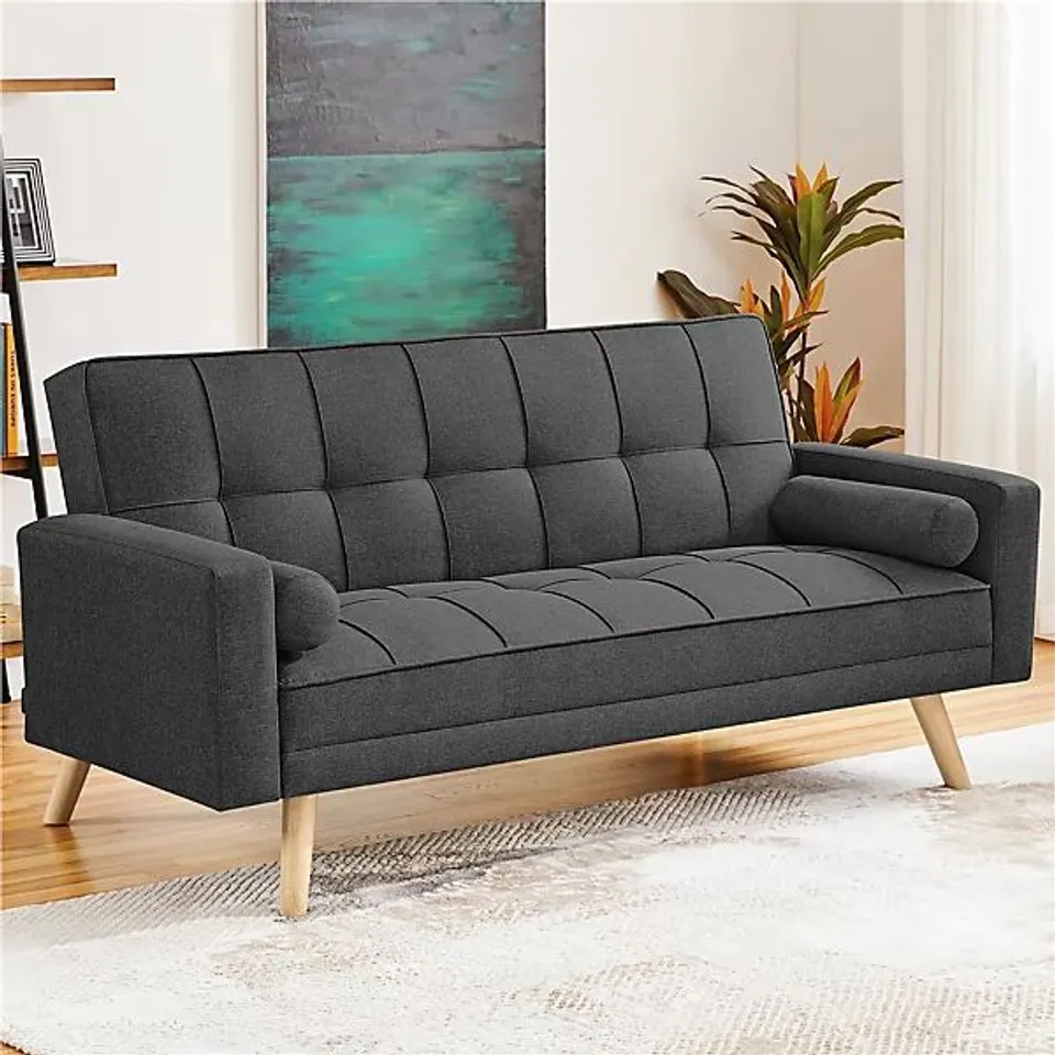 BOXED YAHEETECH 2 SEATER CLIC CLAC SOFA BED (1 BOX)