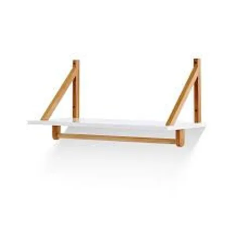 BOXED OBABY MAYA SHELF - WHITE WITH NATURAL (1 BOX)
