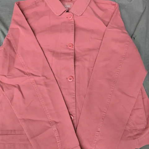 SEASALT CORNWALL COMMBE LANE JACKET IN DUSTY ROSE SIZE UK 16