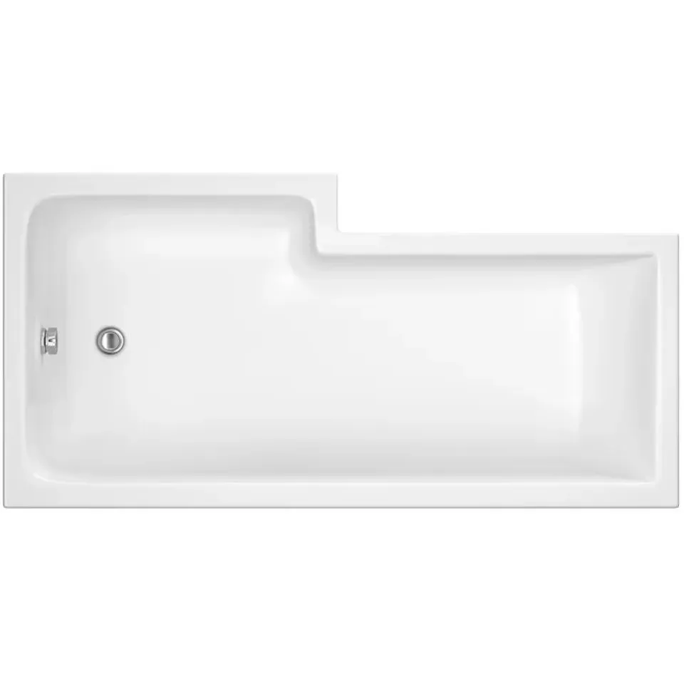 1700MM X 850MM SOAKING ACRYLIC BATH TUB - RIGHT HAND (2 ITEMS)
