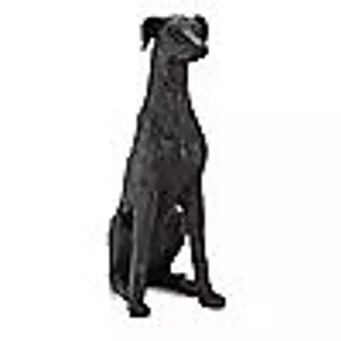 GARDEN REFLECTIONS ALICE THE LURCHER DOG SCULPTURE