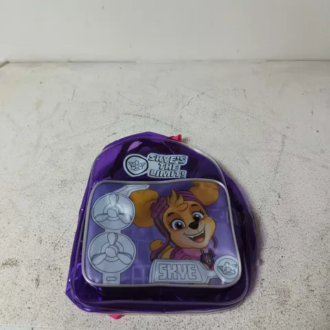 KIDS' PURPLE PAW PATROL BACKPACK FEATURING SKYE