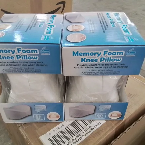 2 BRAND NEW MEMORY FOAM KNEE PILLOWS 