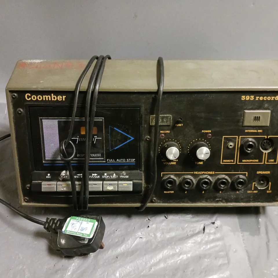 COOMBER 393 RECORDER