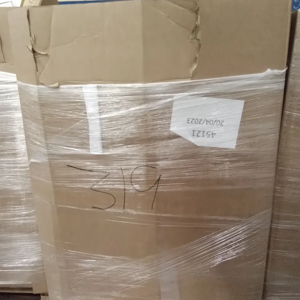 PALLET OF ASSORTED ITEMS INCLUDING  SANUS ADJUSTABLE HEIGHT SPEAKER STANDS, REDFIT GREENHOUSE, RETRACTABLE SAFETY GATE, ACCSTORE NON-WOVEN FABRIC WARDROBE, 2 TIER CHROME SHOE RACK, HEATED BLANKET 