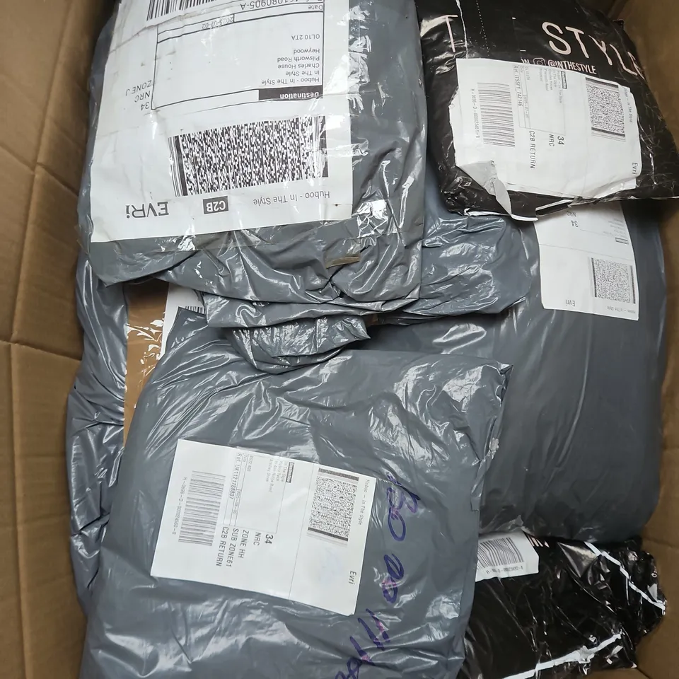 APPROXIMATELY 20 ASSORTED CLOTHING ITEMS IN VARIOUS STYLES AND SIZES 