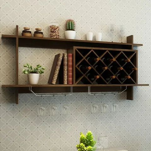 FLORABELLE WALL MOUNTED WINE GLASS HOLDER
