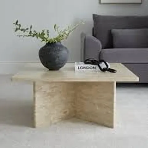 BLOC STONE EFFECT COFFEE TABLE - FSC CERTIFIED