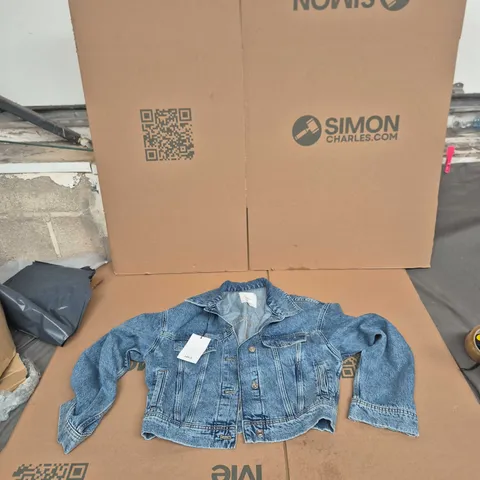 MANGO DENIM JACKET (MNG) – LIGHT WASH, EU XS