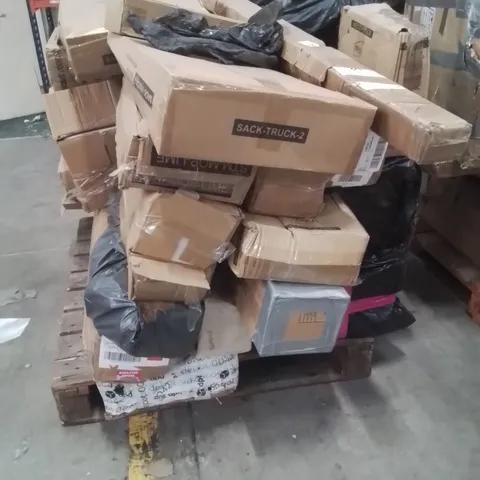 PALLET OF NEO PRODUCTS AND ASSORTED HOUSEHOLD GOODS TO INCLUDE,AIR COOKER,FAN,SACK TRUCK,STEAM MOP