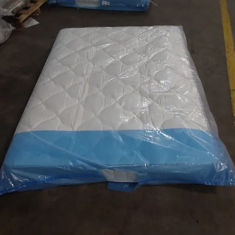 QUALITY BAGGED DOUBLE 135cm AIRSPRUNG LUXURY QUILTED MEDIUM MATTRESS