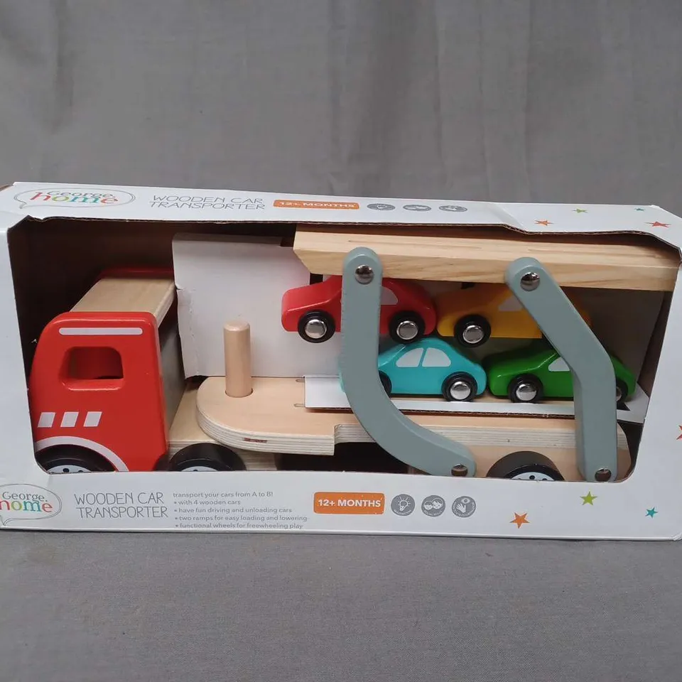 WOODEN CAR TRANSPORTER