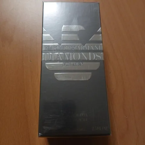 BOXED AND SEALED EMPORIO ARMANI DIAMONDS FOR MEN EAU DE TOILETTE SPRAY 75ML