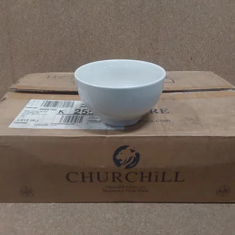 BOXED SET OF 6 CHURCHILL BOWLS