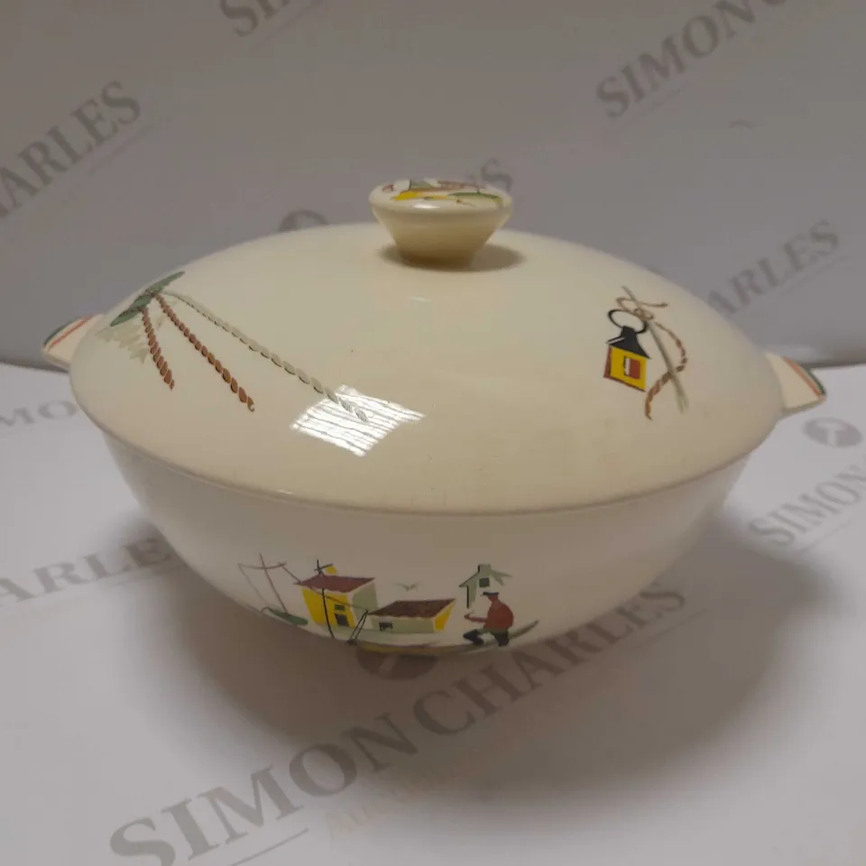 ALFRED MEAKIN ENGLAND NAUTICAL THEMED CASSEROLE DISH