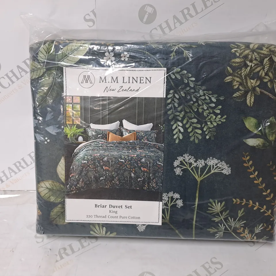 M.M LINEN BRIAR DUVET SET KING SIZE 