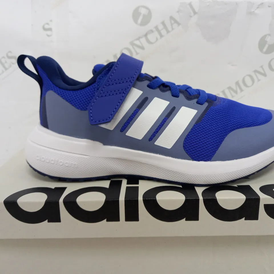 BOXED PAIR OF ADIDAS FORTARUN 2.0 EL KIDS TRAINERS - UK 13 1/2 KIDS