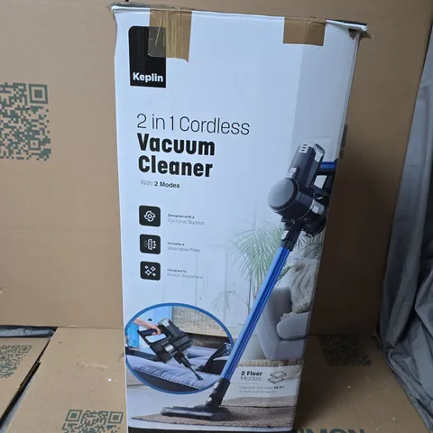 BOXED KEPLIN 2-IN-1 CORDLESS VACUUM CLEANER
