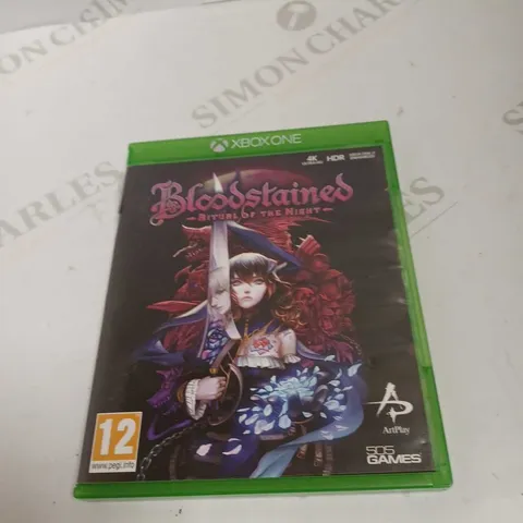 XBOX ONE BLOODSTAINES RITUAL OF THE NIGHT