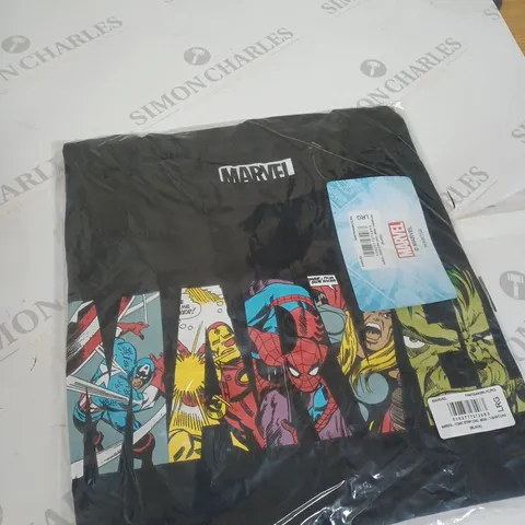 MARVEL MENS  COMIC STRIP T-SHIRT - SIZE LARGE 