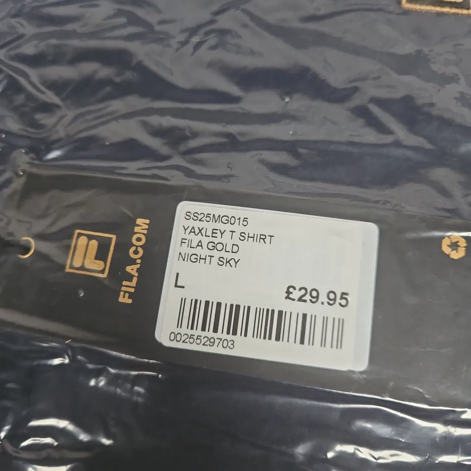 FILA YAXLEY T‑SHIRT – NAVY NIGHT SKY, UK L