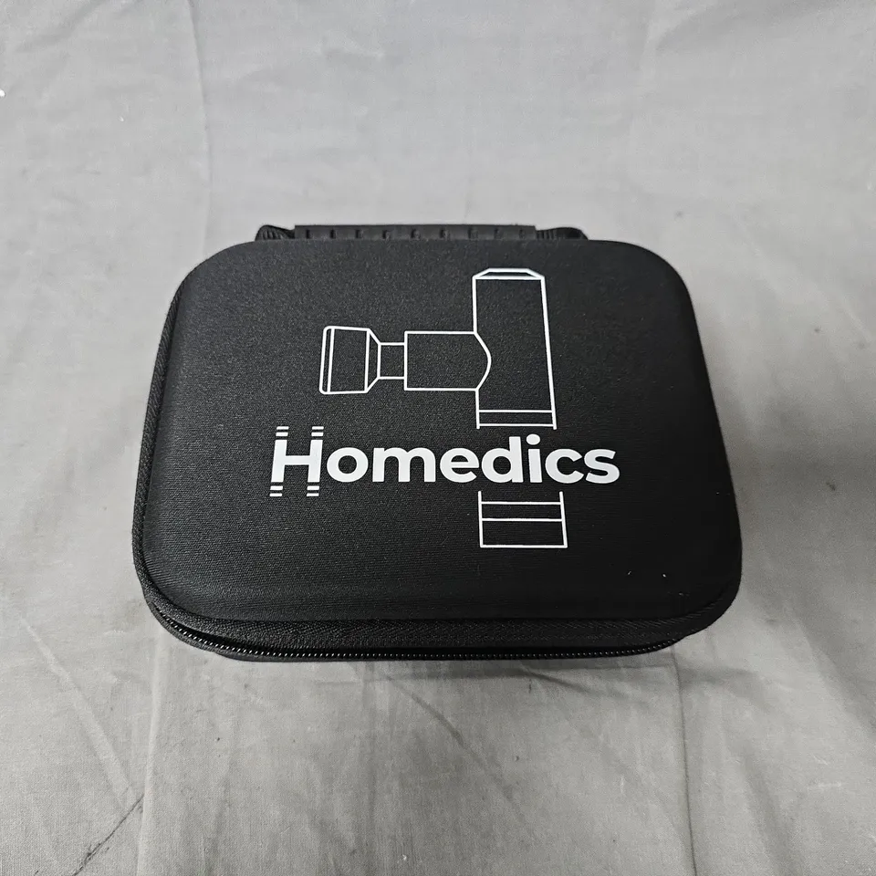 HOMEDICS HANDHELD MASSAGE MASSAGER WITH CASE AND ATTACHMENTS