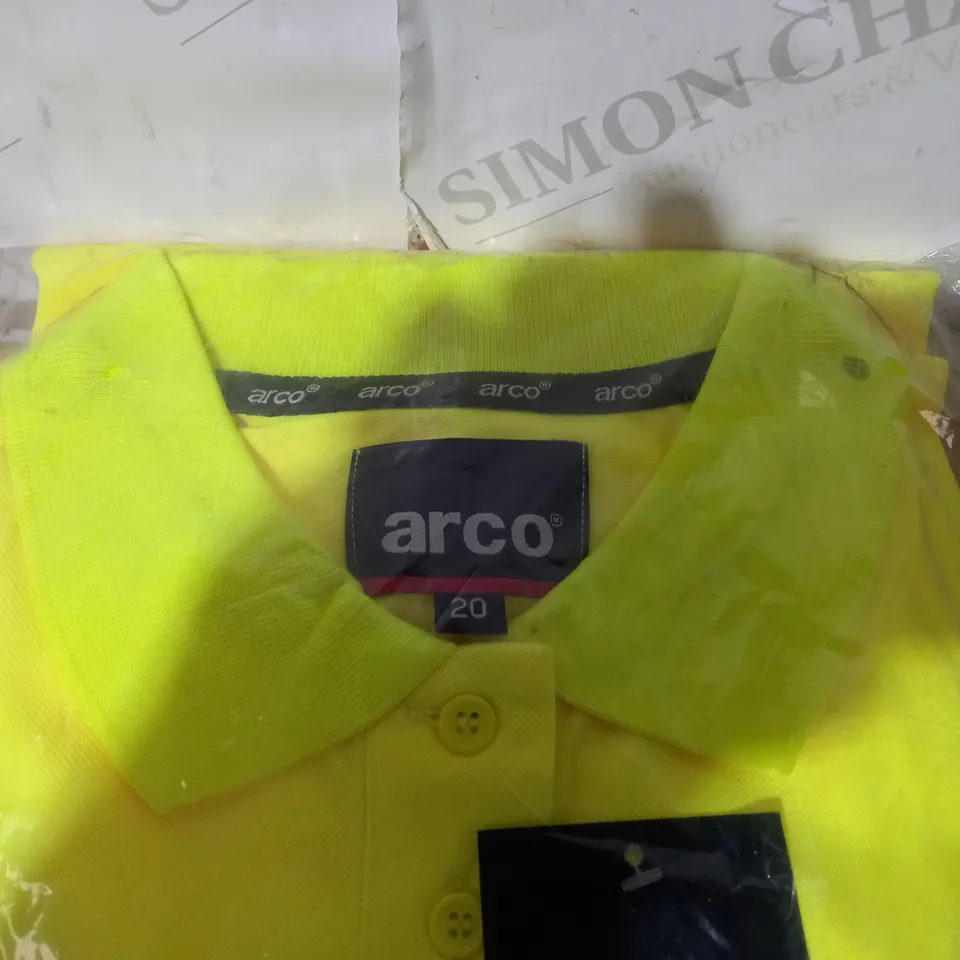ARCO WOMENS HI-VIS L/S POLO TOP - 20