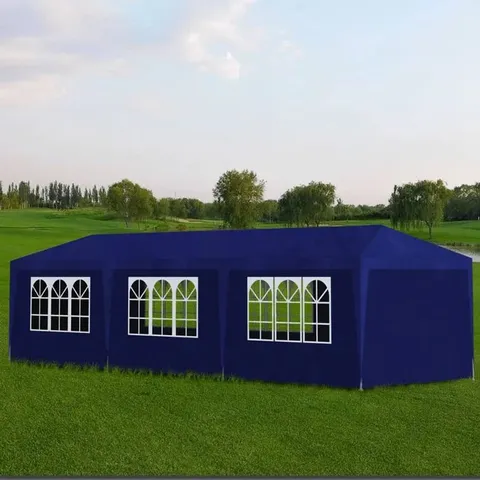 BOXED PARTY TENT GAZEBO 3X9M