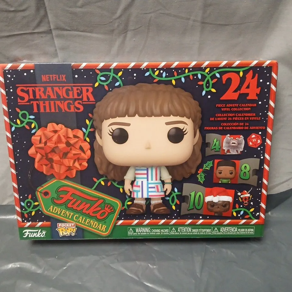 SEALED FUNKO POCKET POP! STRANGER THINGS ADVENT CALENDAR – 24 PIECES