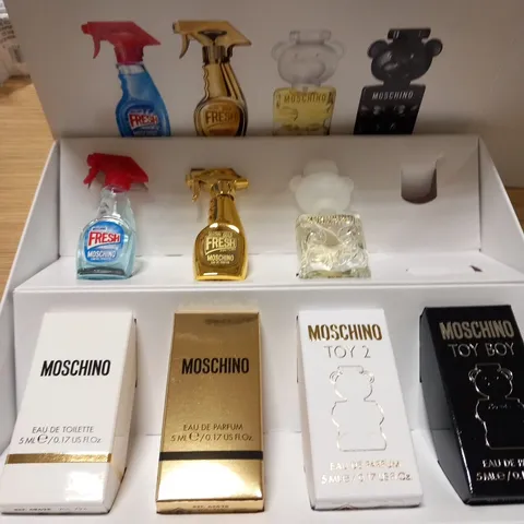 BOXED MOSCHINO MINIATURE COLLECTION