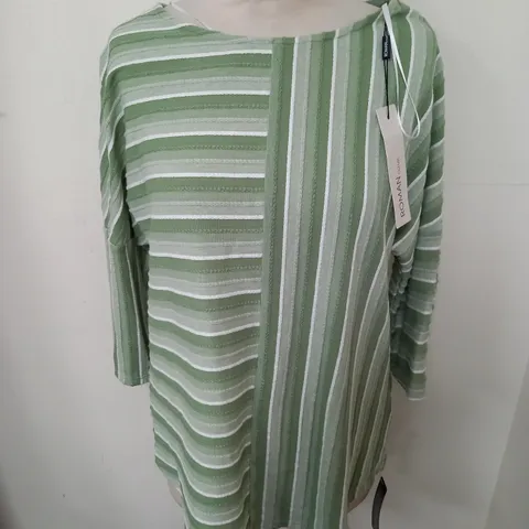 ROMAN TEXTURED STRIPE TOP - 14