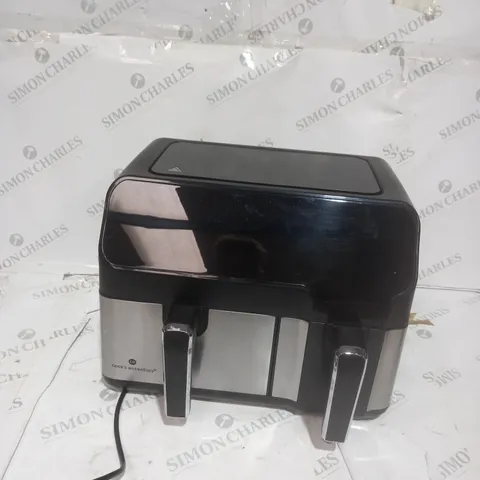BOXED COOK'S ESSENTIALS 7.7L DUAL AIR FRYER 