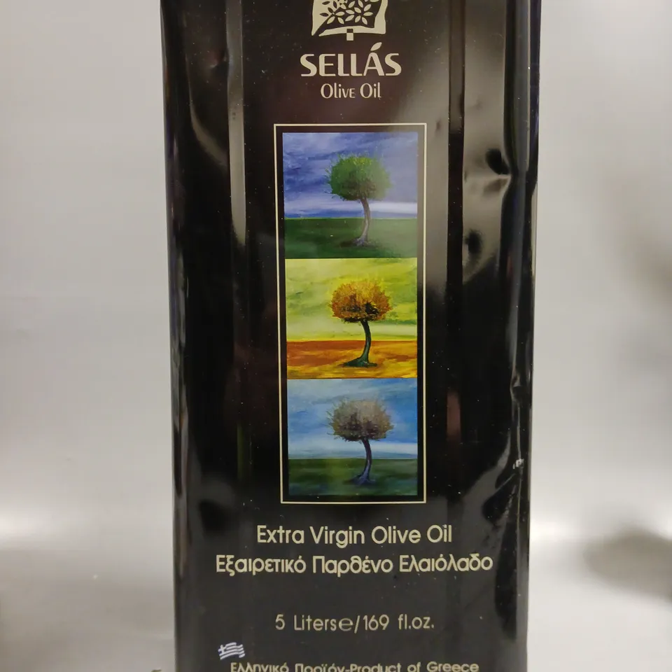 SEALED SELLAS GREEK EXTRA VIRGIN OLIVE OIL - 5L