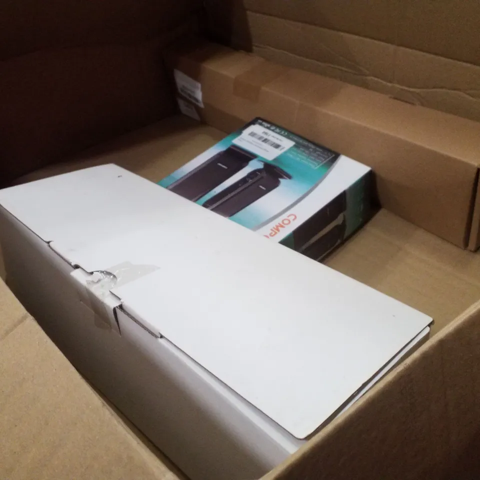 PALLET CONTAINING ASSORTED PRODUCTS INCLUDING NETWORK CABINETS, COMPOINT SPEAKERS, COMPOINT DESKTOP SET & PORTABLE SUPER SPEED TYPE-A HUBS