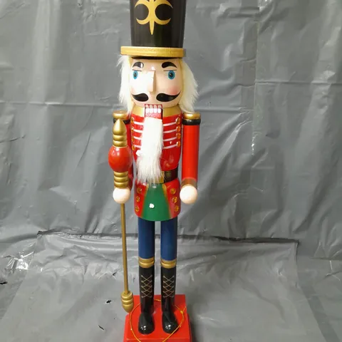 BOXED THREE KINGS STANDING WOODEN NUTCRACKER ADVENT CALENDAR COUNTDOWN