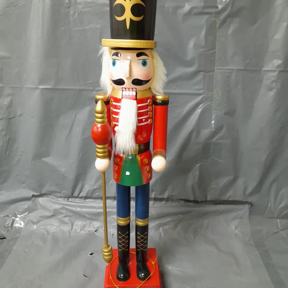 BOXED THREE KINGS STANDING WOODEN NUTCRACKER ADVENT CALENDAR COUNTDOWN RRP £29.99