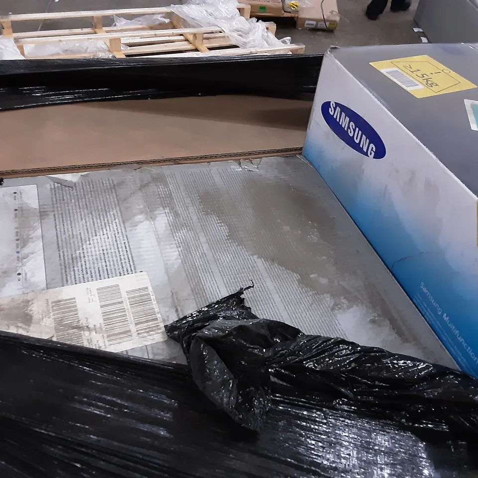 PALLET OF ASSORTED PRODUCTS INCLUDING SAMSUNG MULTIFUNCTION XPRESS COLOUR LASER MULTIFUNCTION