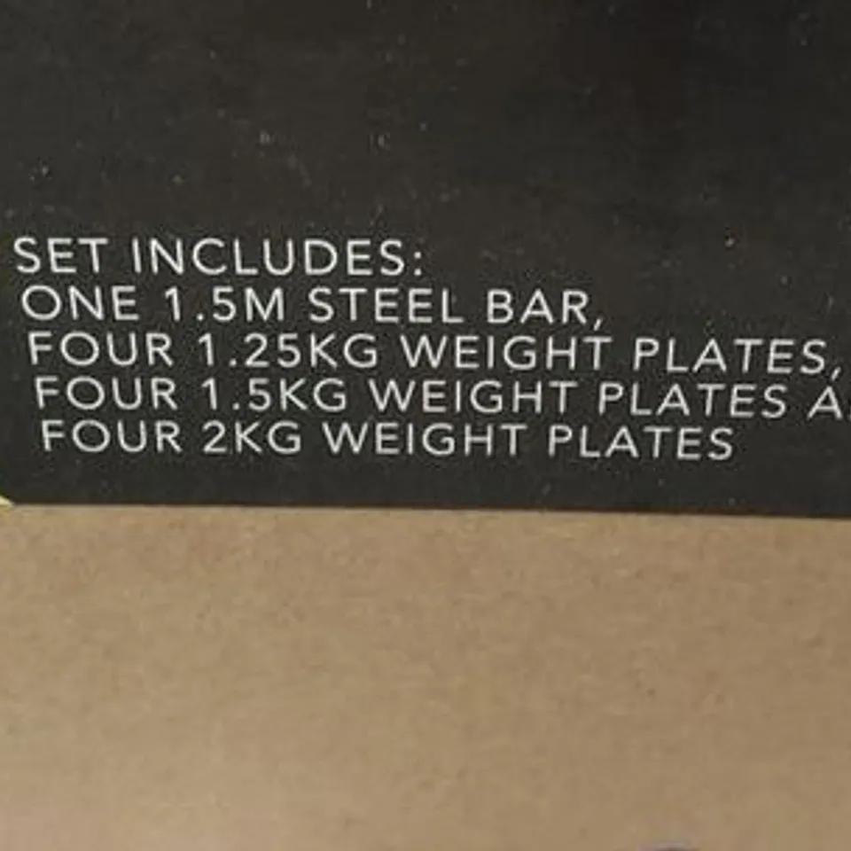 PALLET OF APPROXIMATELY FIFTEEN BRAND NEW BOXED ACTIVE BARBELL SETS 