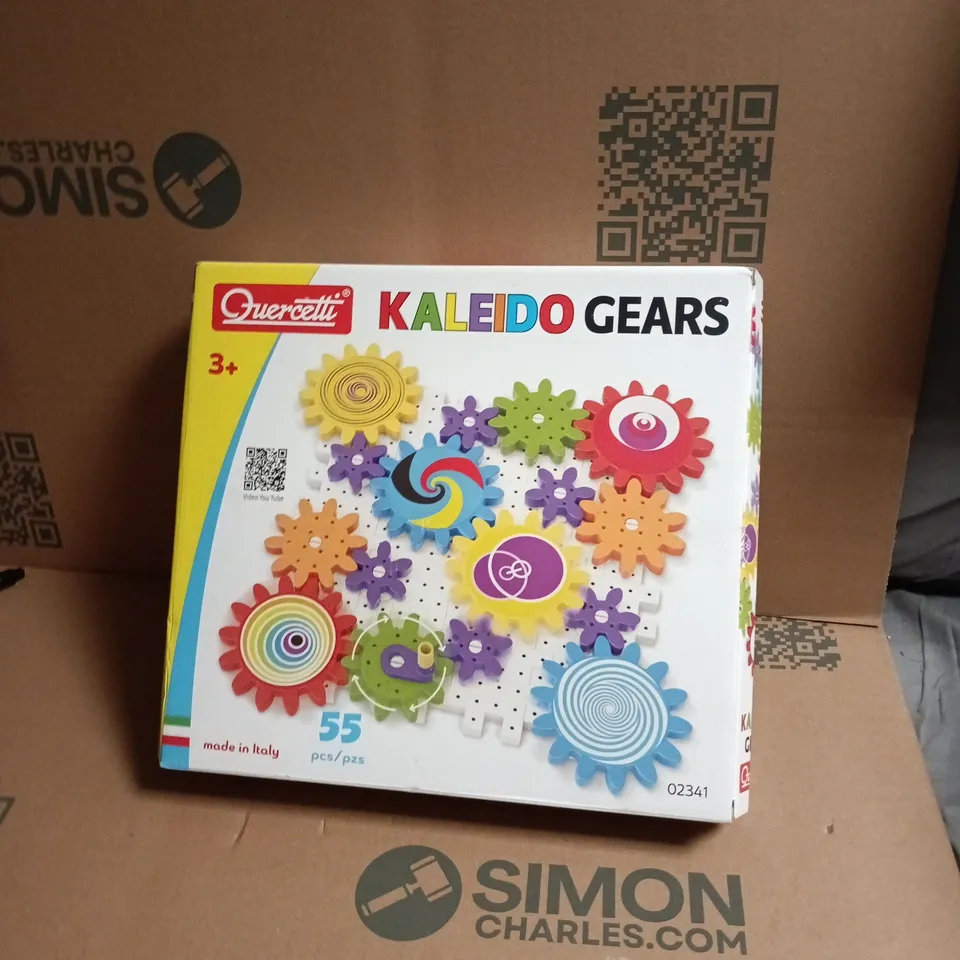 QUERCETTI KALEIDO GEARS – 55-PIECE CONSTRUCTION TOY