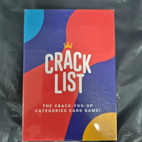 SEALED CRACK LIST CARD GAME