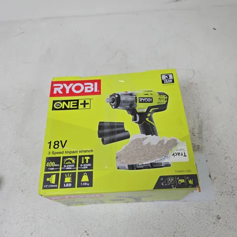 RYOBI ONE+ 18V 3-SPEED IMPACT WRENCH – BOXED