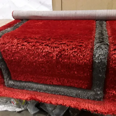 TRANI MILANO RED/BLACK RUG 120×170CM