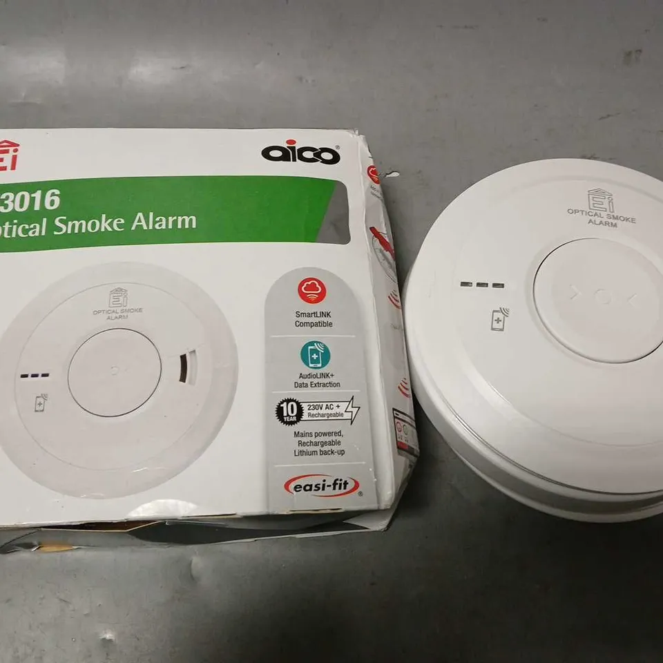 BOXED AICO Ei3016 OPTICAL SMOKE ALARM