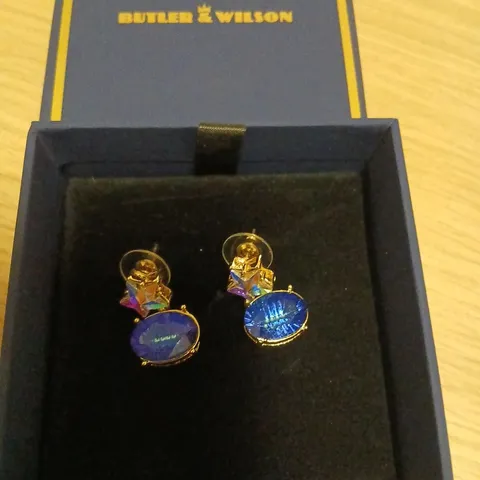 BUTLER & WILSON CELESTIAL CRYSTAL STARS EARRINGS 